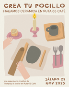 Crea tu pocillo en Ruta 65 café | 29 noviembre 2025