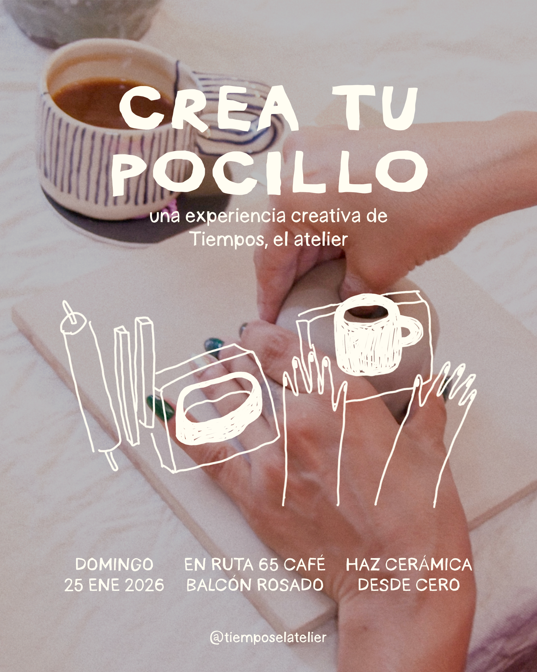 Crea tu pocillo en Ruta 65 café | 25 ENERO 2026